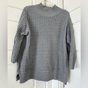 French Connection gray sweater.